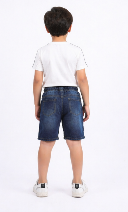 Kids' denim shorts