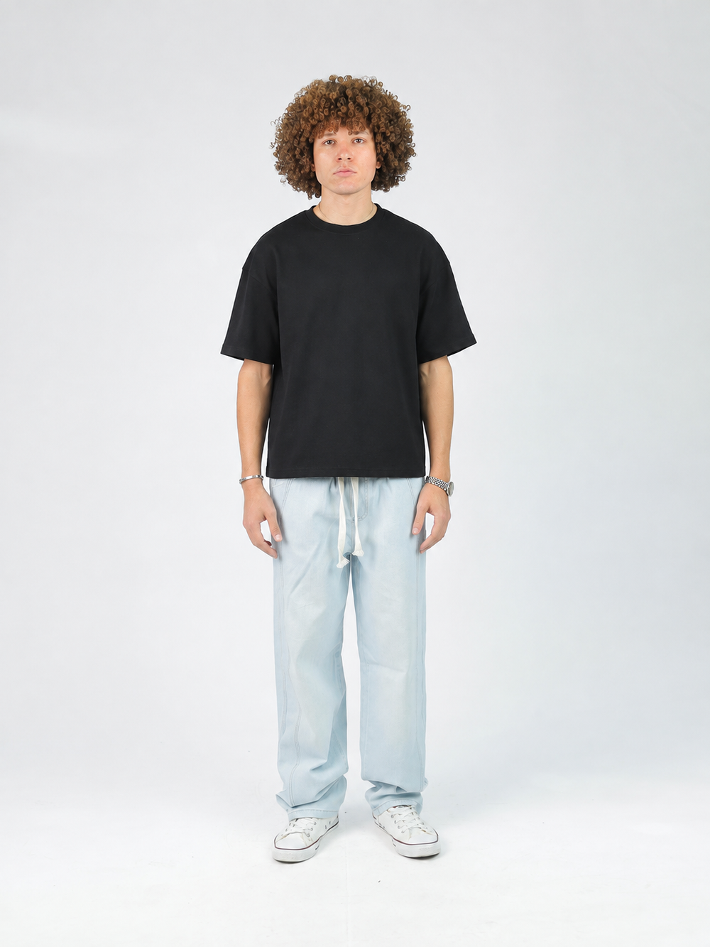 Men's Shalwar Wide Leg Jeans