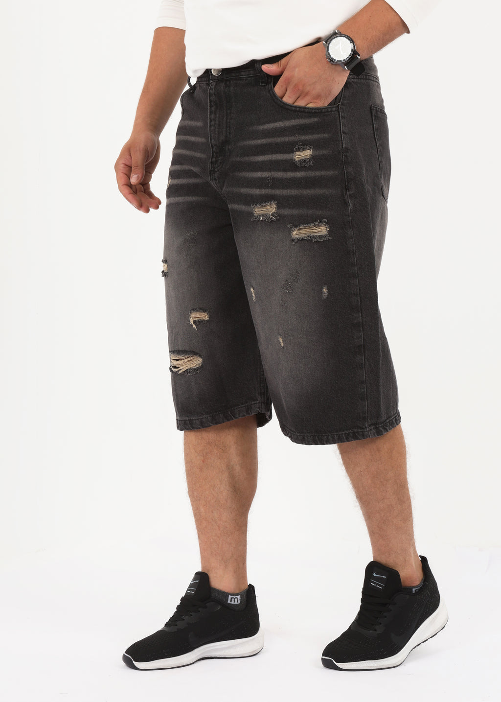 Men's jean shorts"