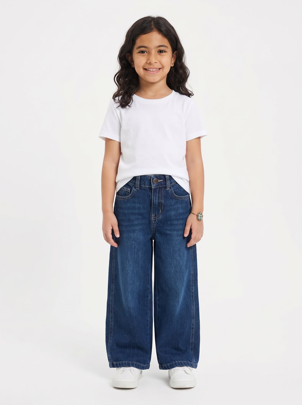 Girl's Wide-Leg Jeans
