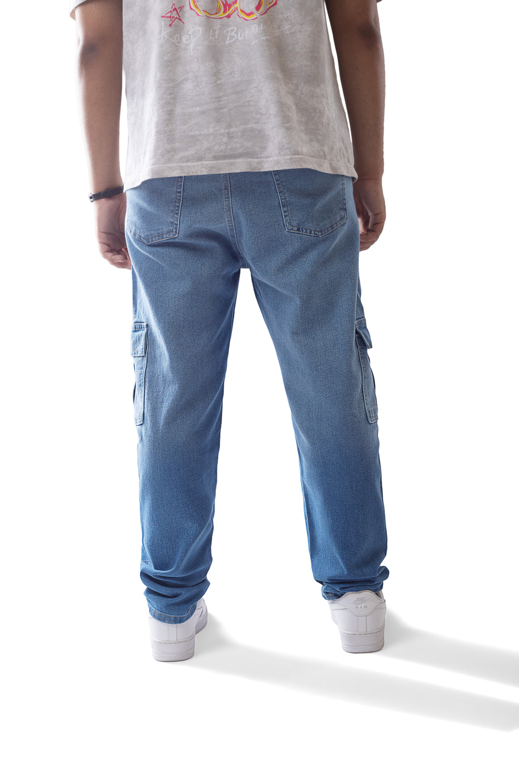 Men's Slim  Cargo Jeans