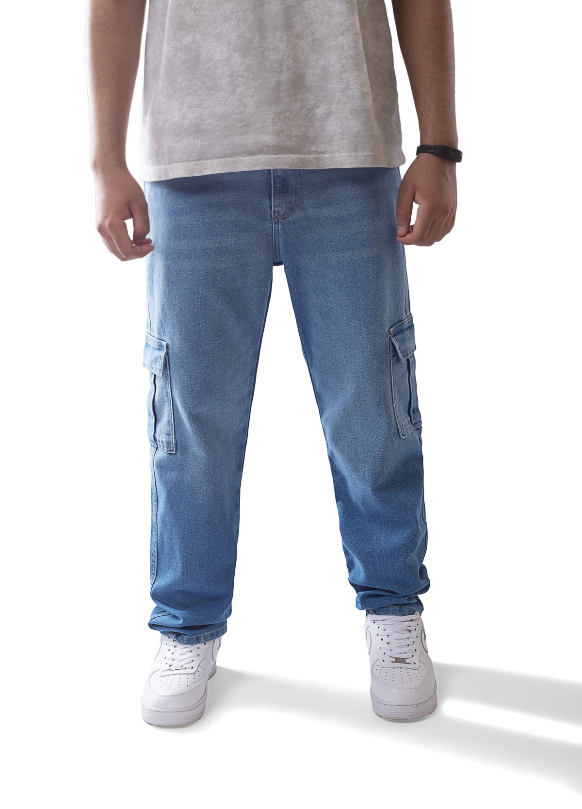 Men's Slim  Cargo Jeans