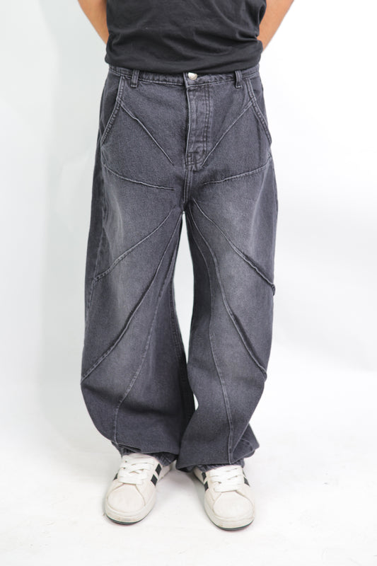 Men’s Wide Leg Spider Fit Jeans