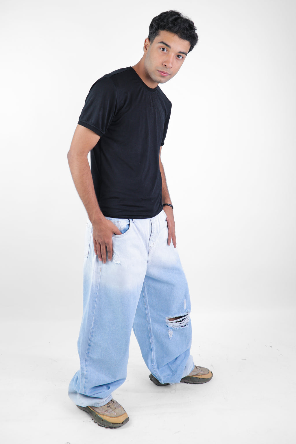 Men’s Super Wide-Leg Jeans