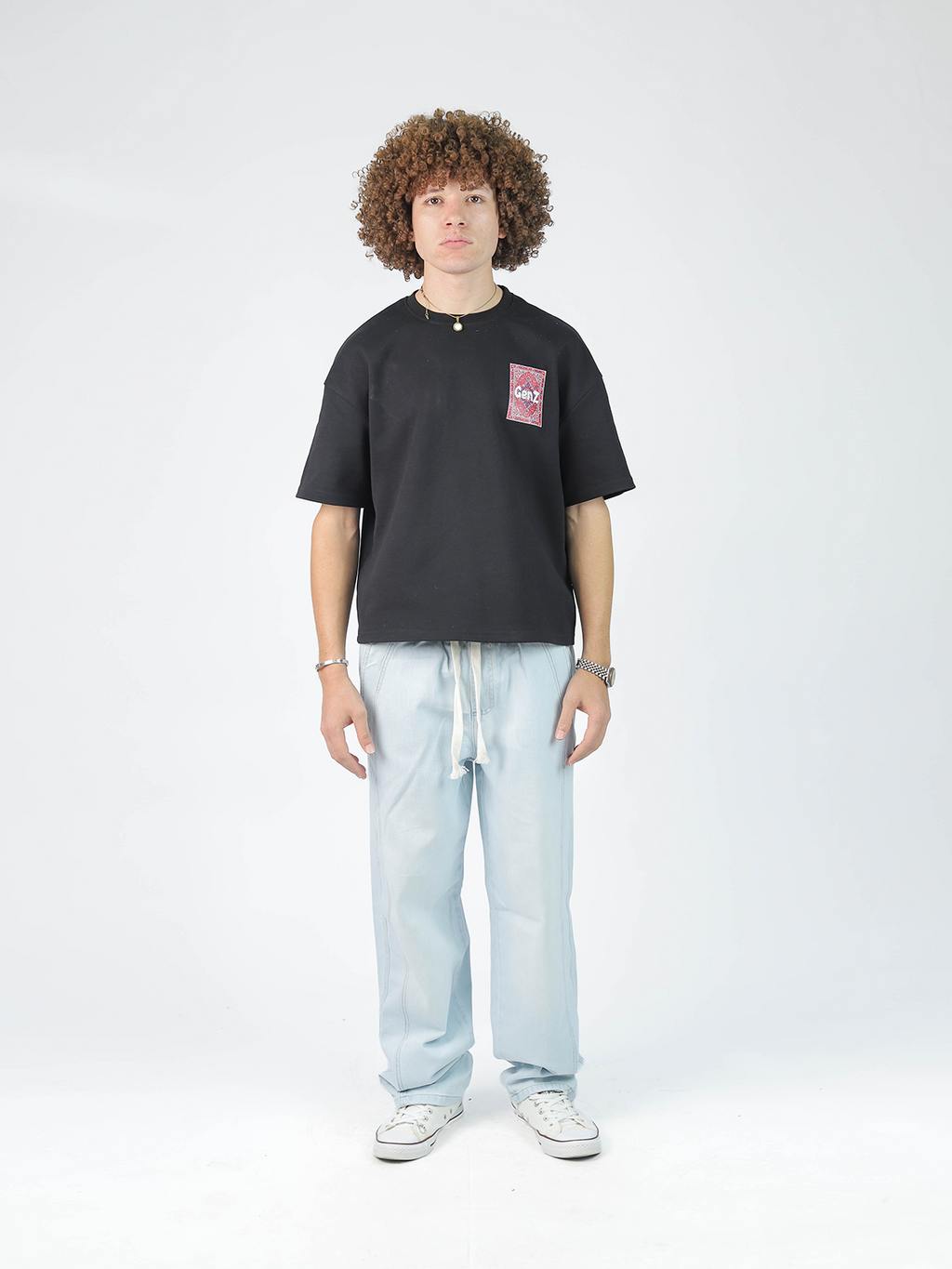 Men's Shalwar Wide Leg Jeans