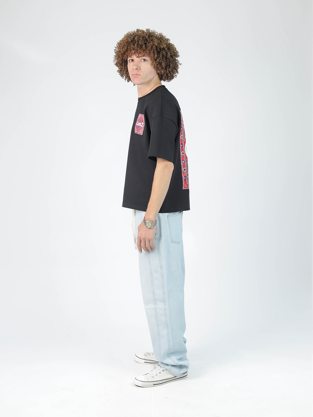 Men's Shalwar Wide Leg Jeans