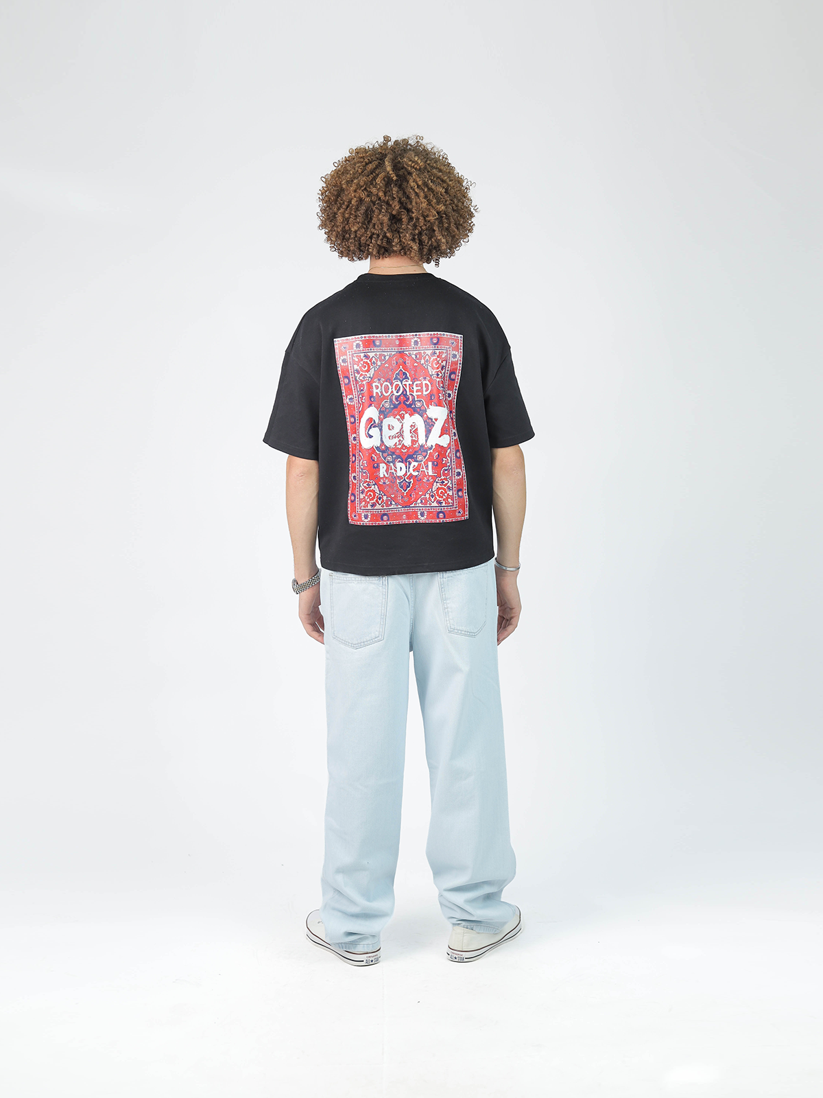 Men's Shalwar Wide Leg Jeans