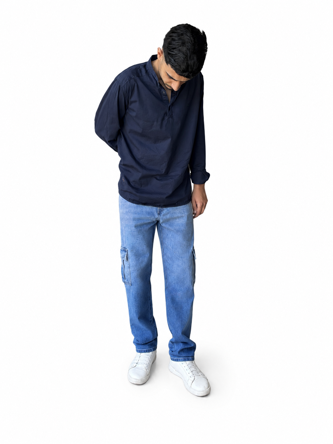 Men's Slim  Cargo Jeans