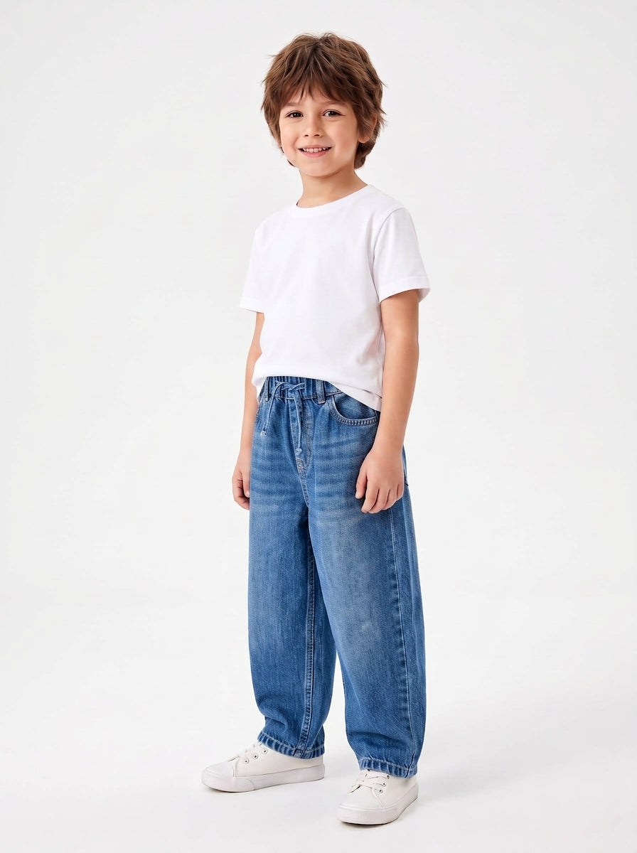 Boy's Wide-Leg Jeans