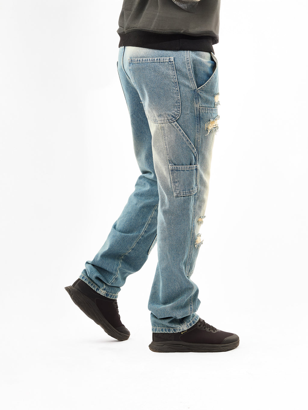 Men’s Regular Fit Cutting Jeans