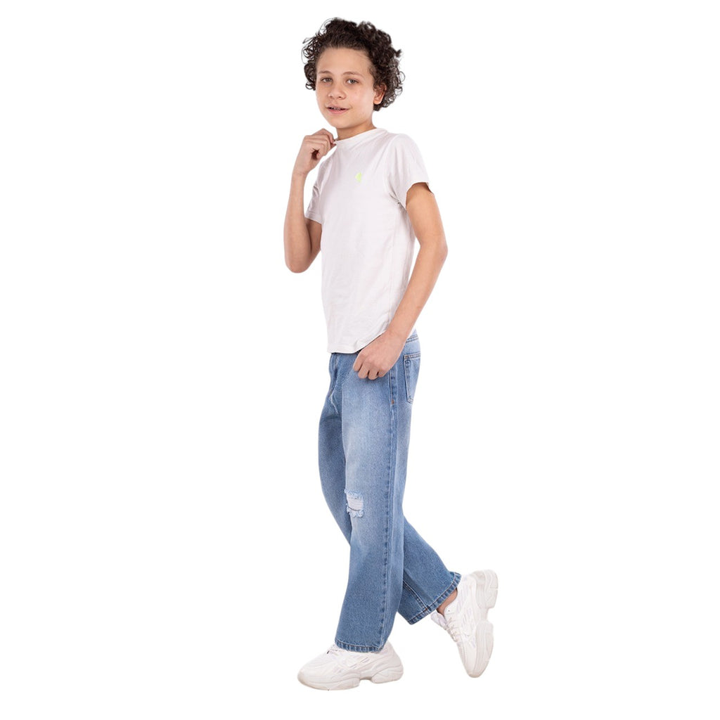 Boys' wide-leg jeans