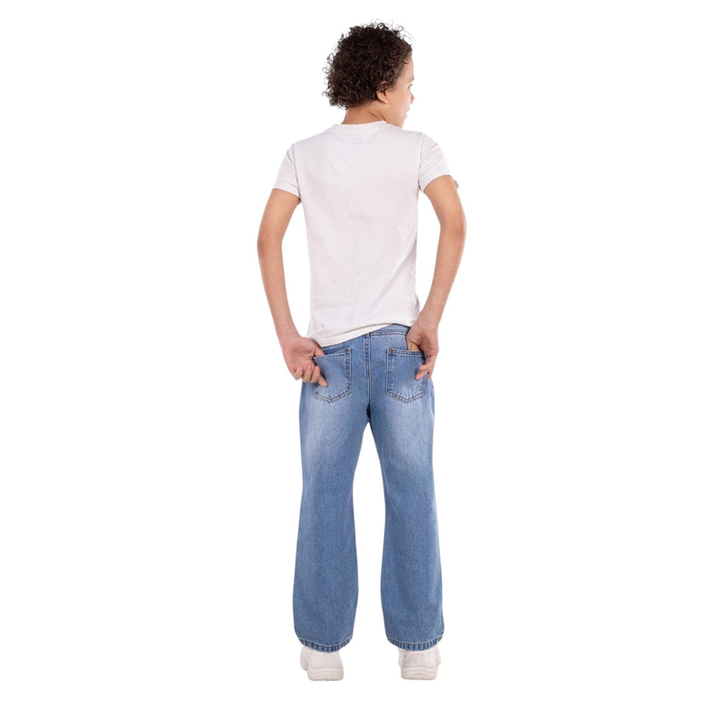 Boys' wide-leg jeans