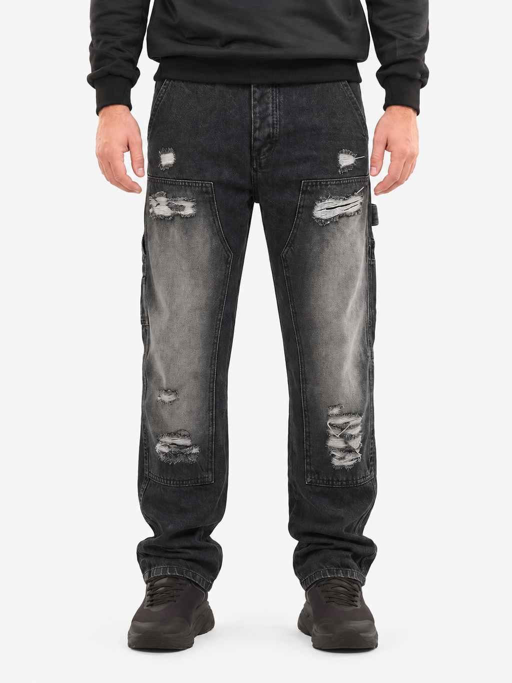 Men’s Regular Fit Cutting Jeans