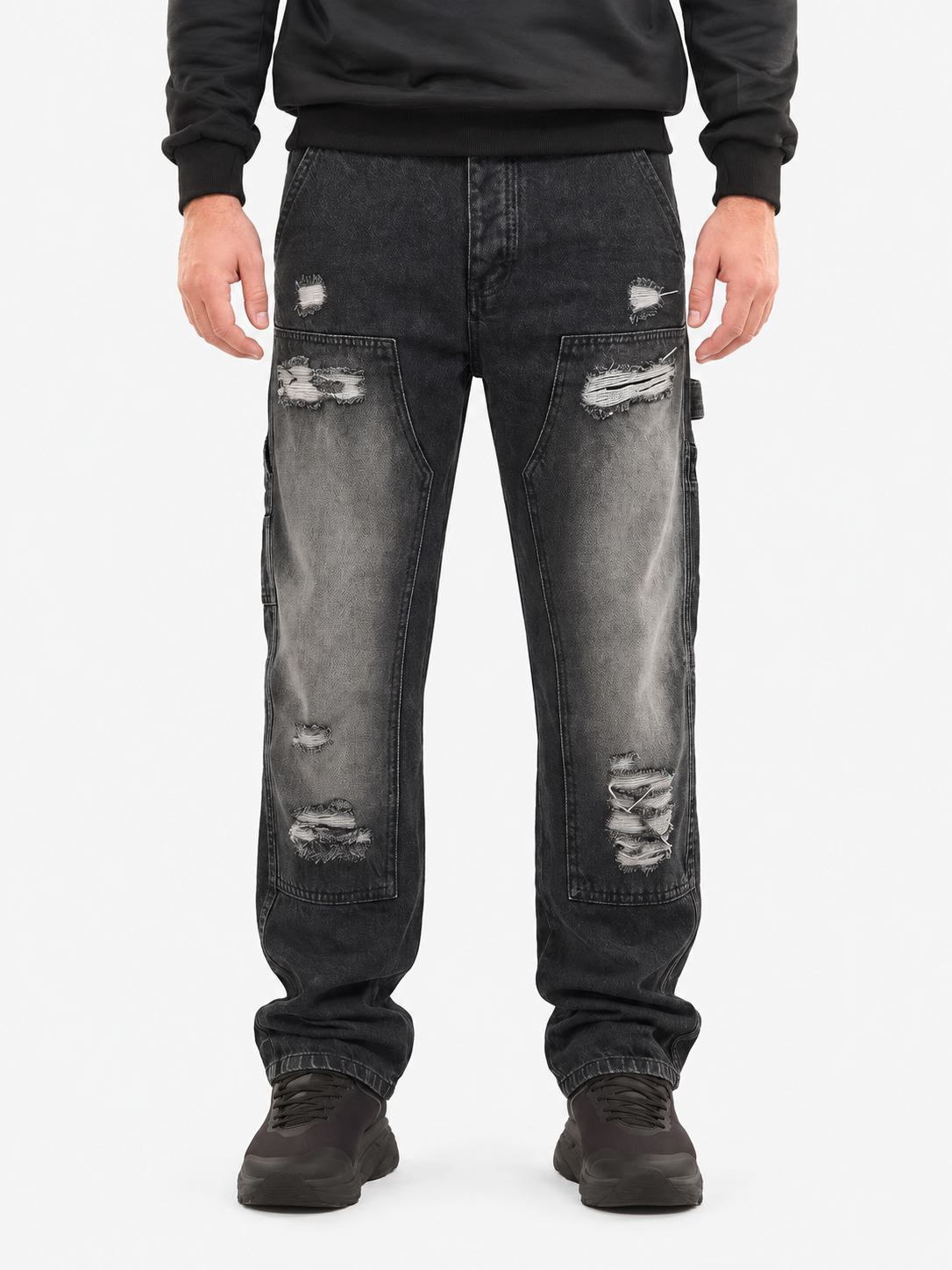 Men’s Regular Fit Cutting Jeans