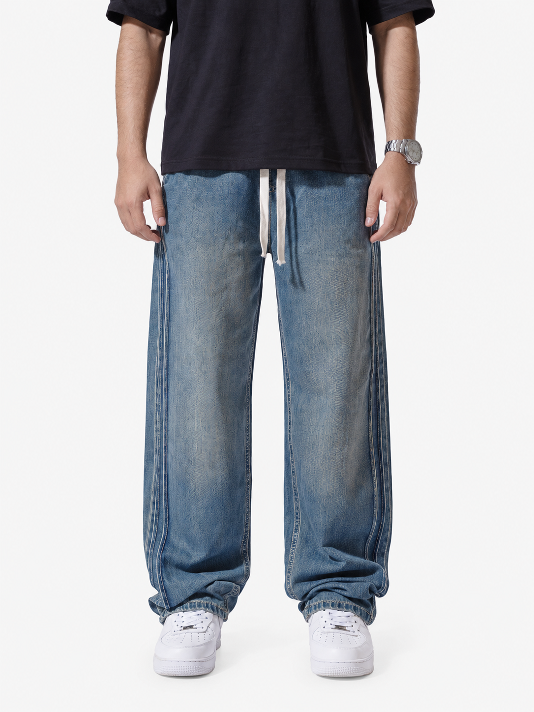 Men’s Shalwar Wide Leg Jeans