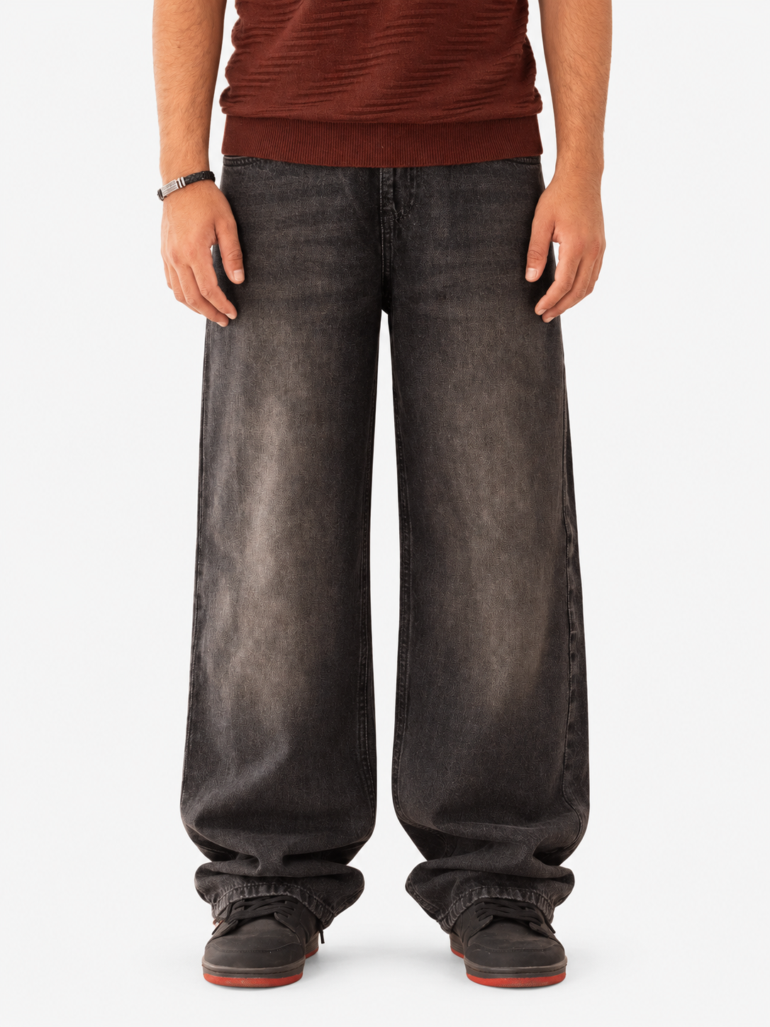 Men's Shalwar Wide Leg Jeans