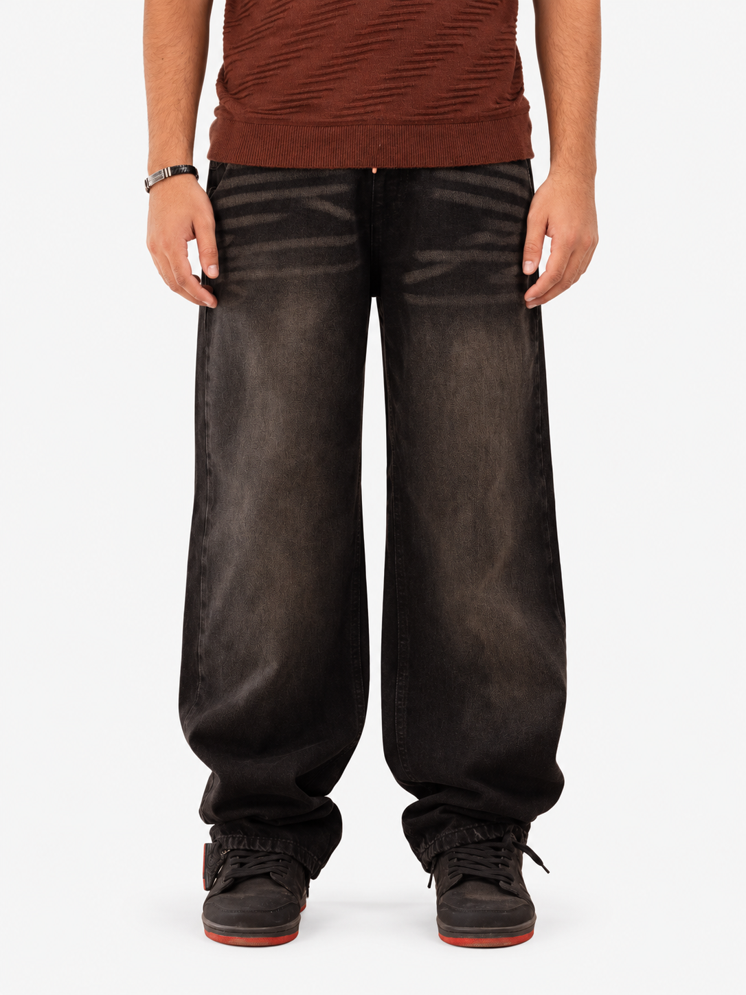 Men's Shalwar Wide Leg Jeans