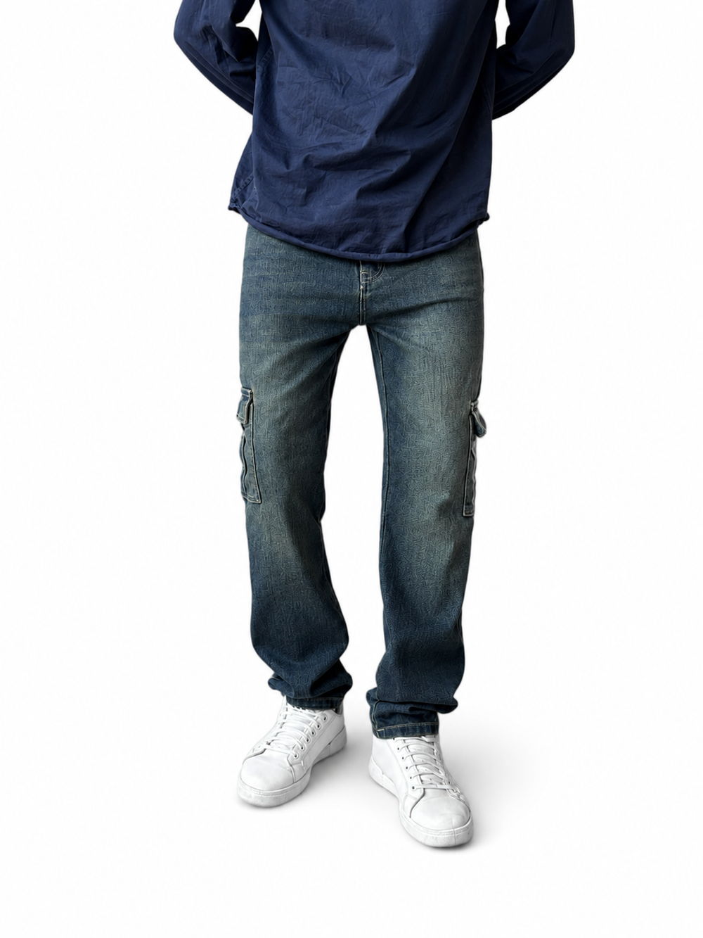 Men's Slim  Cargo Jeans