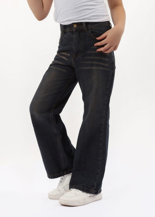 Girls' straight jeans