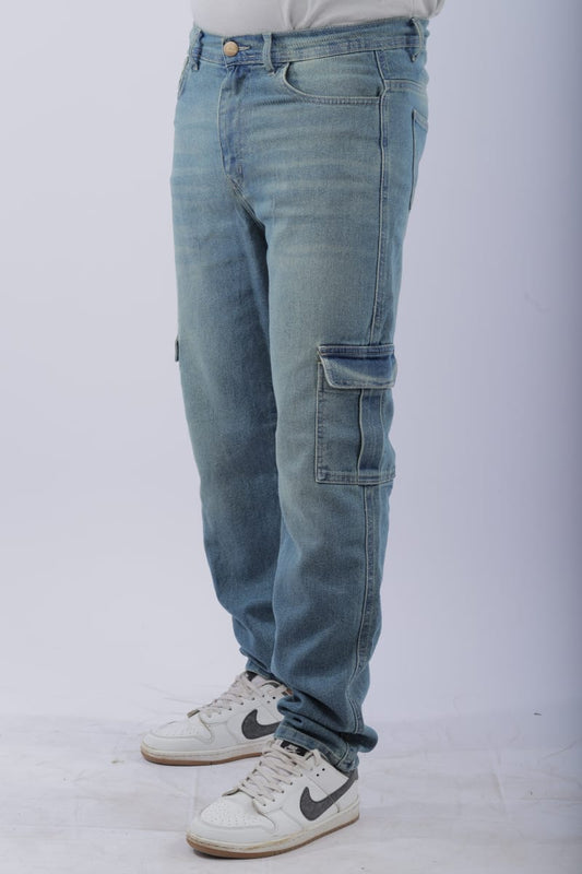 Men's Slim  Cargo Jeans