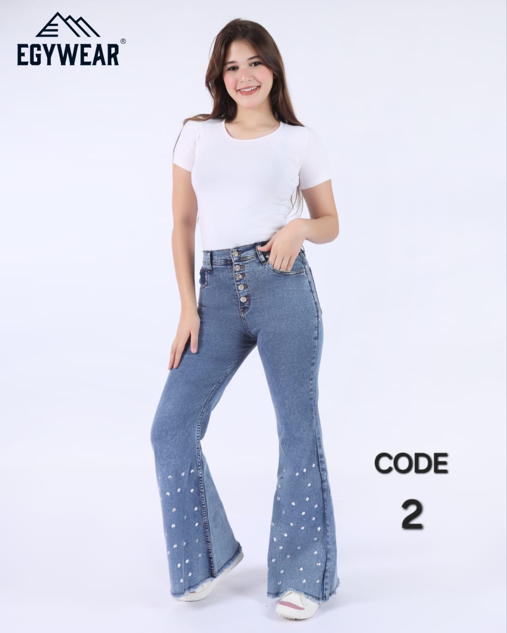 open down leg women jeans pants