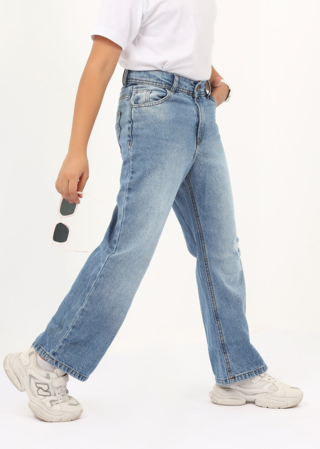 Boys' wide-leg jeans