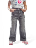 Girls' Wide-Leg Jeans