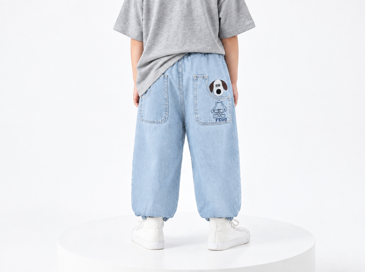 Boy's Wide-Leg Jeans
