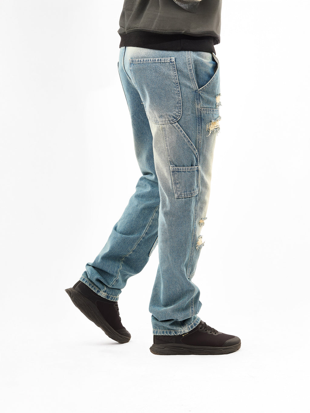 Men’s Regular Fit Cutting Jeans