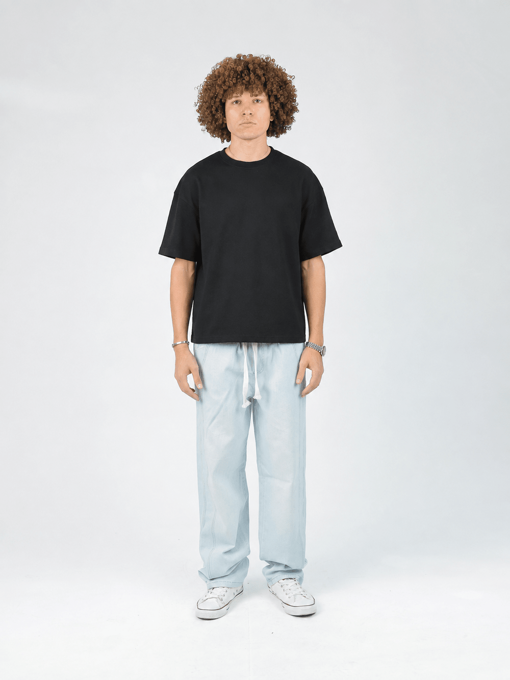 Men's Shalwar Wide Leg Jeans