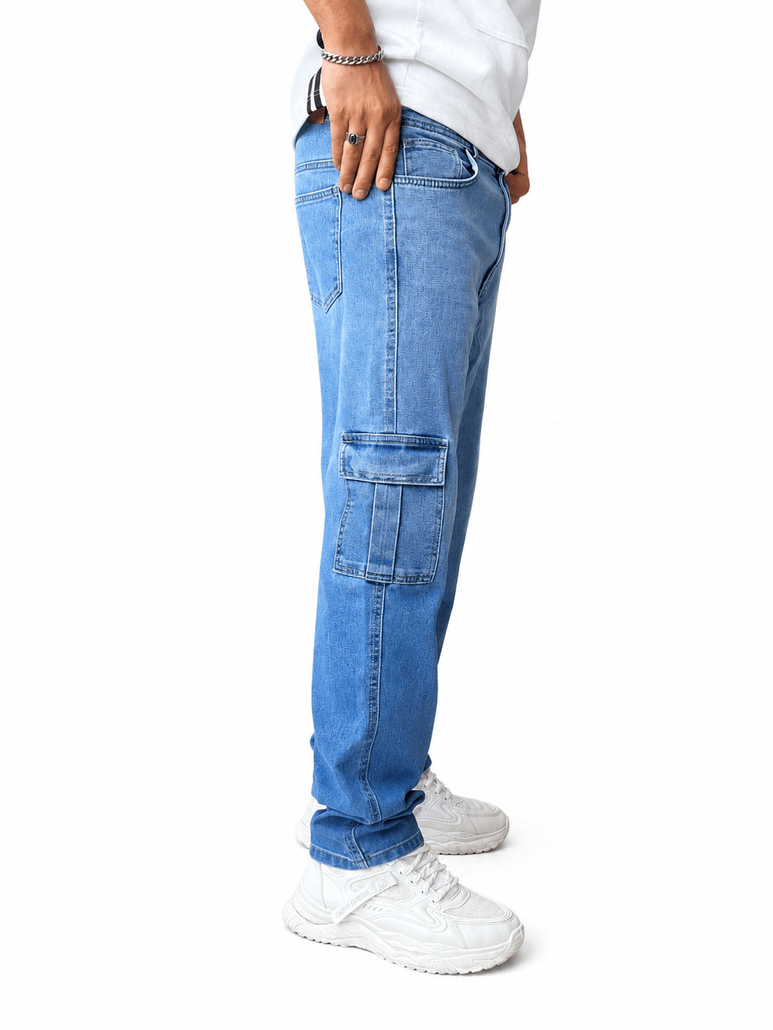 Men's Slim  Cargo Jeans