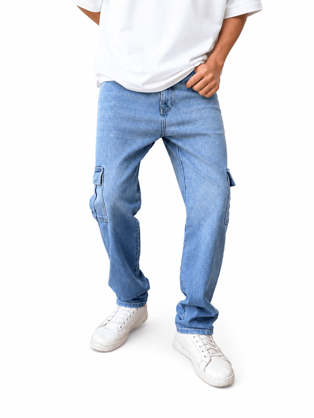 Men's Slim  Cargo Jeans