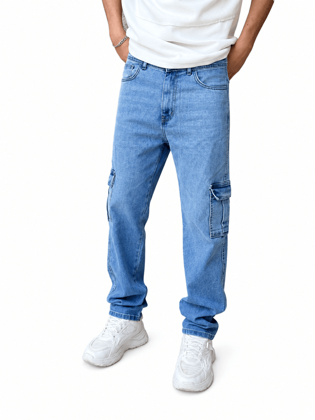 Men's Slim  Cargo Jeans