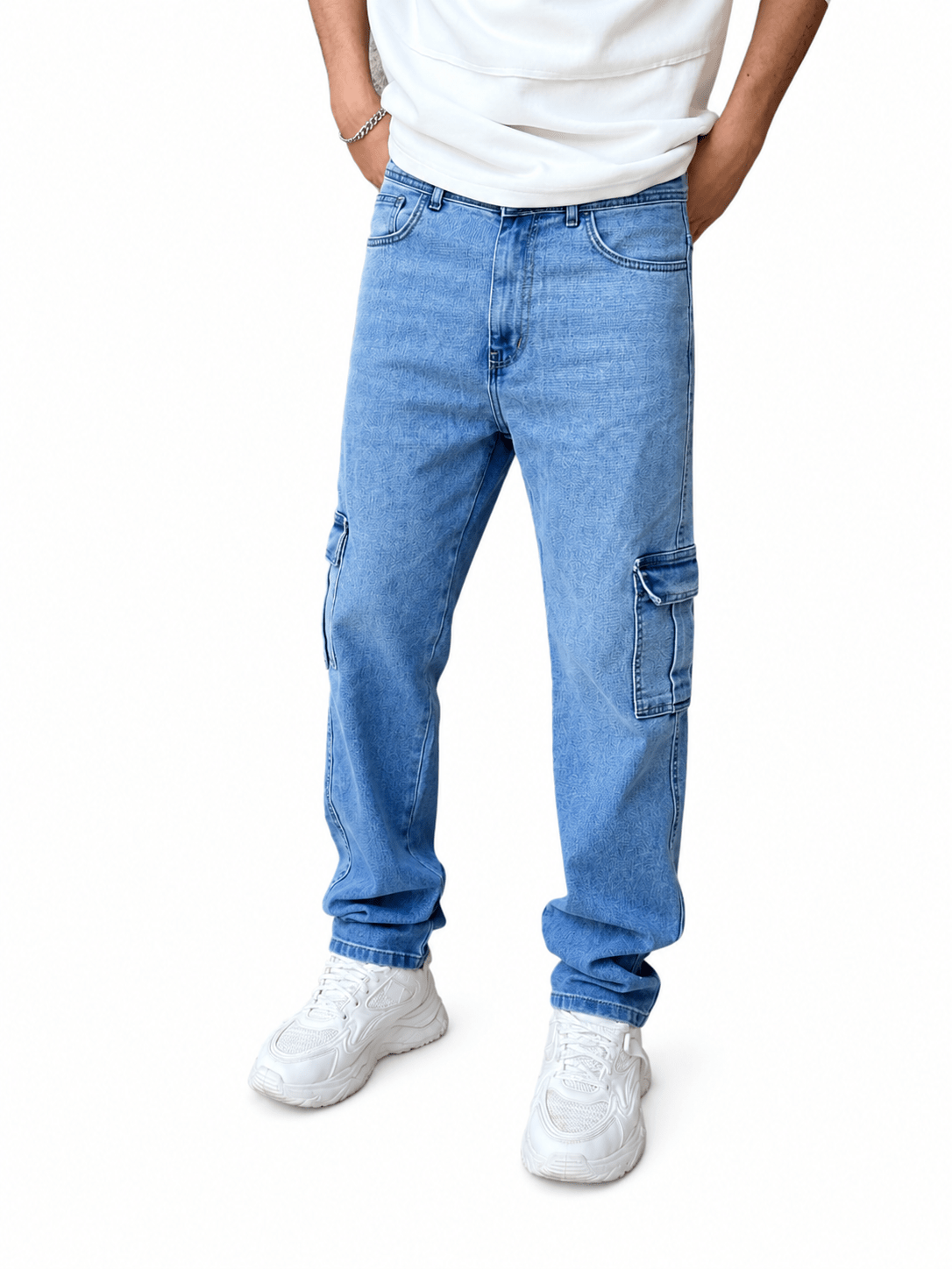 Men's Slim  Cargo Jeans