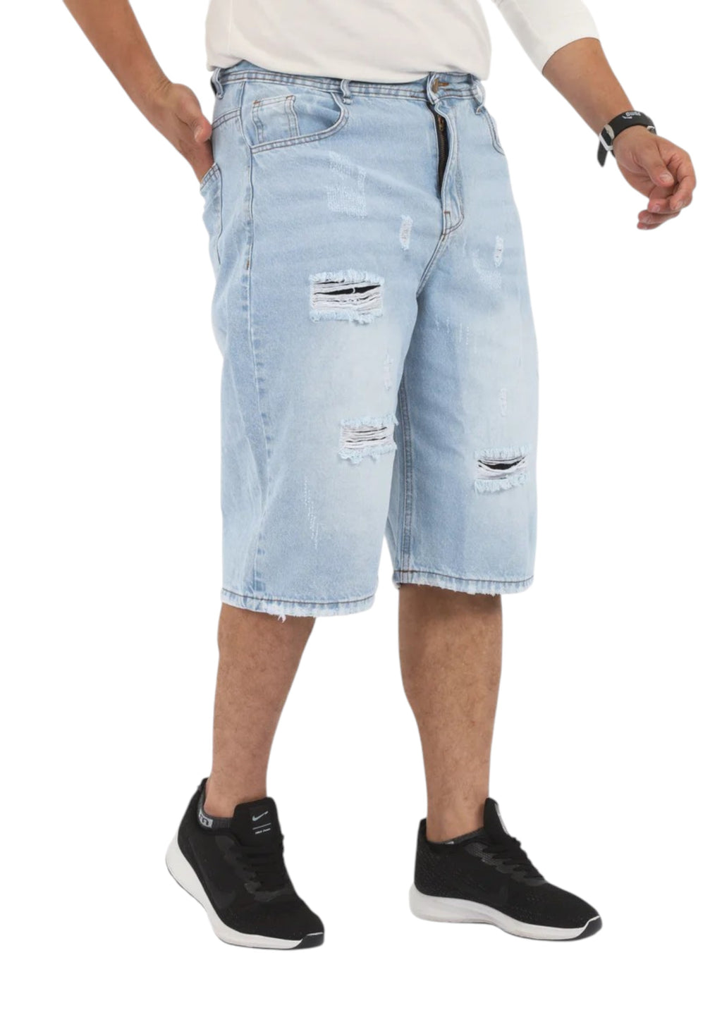 Men's jean shorts"