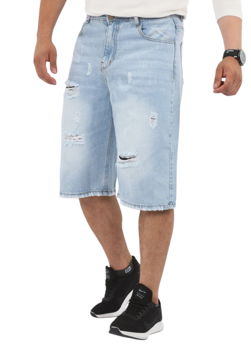 Men's jean shorts"