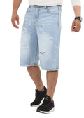 Men's jean shorts"